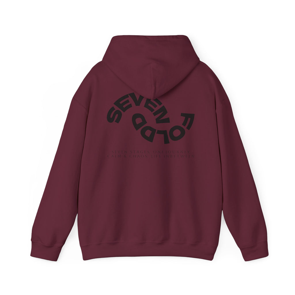 Hoodie - Vintage Moon & 'Stay Wild' Minimal Graphic