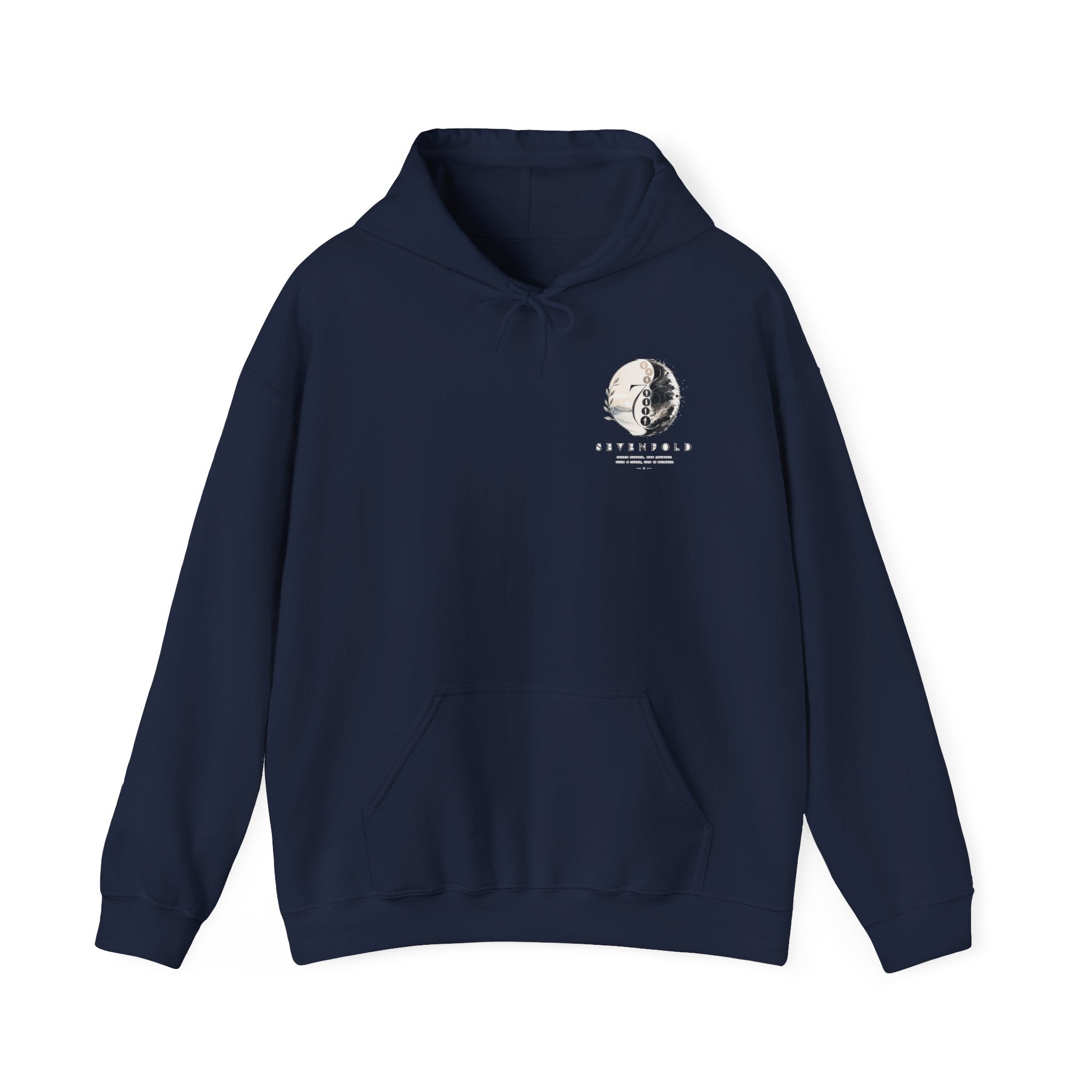 Hoodie - Vintage Moon & 'Stay Wild' Minimal Graphic