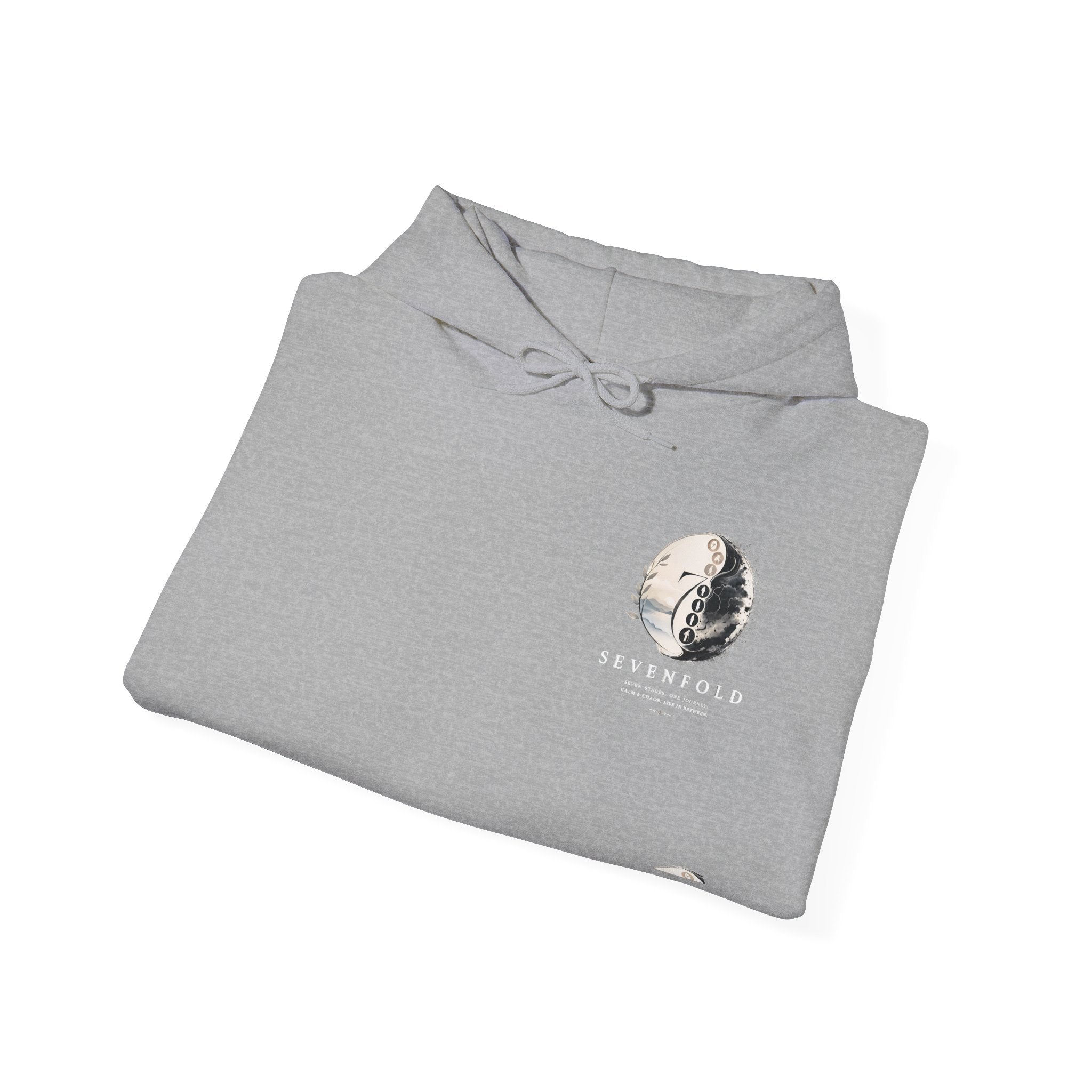 Hoodie - Vintage Moon & 'Stay Wild' Minimal Graphic