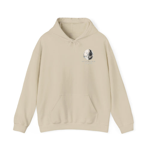 Hoodie - Vintage Moon & 'Stay Wild' Minimal Graphic