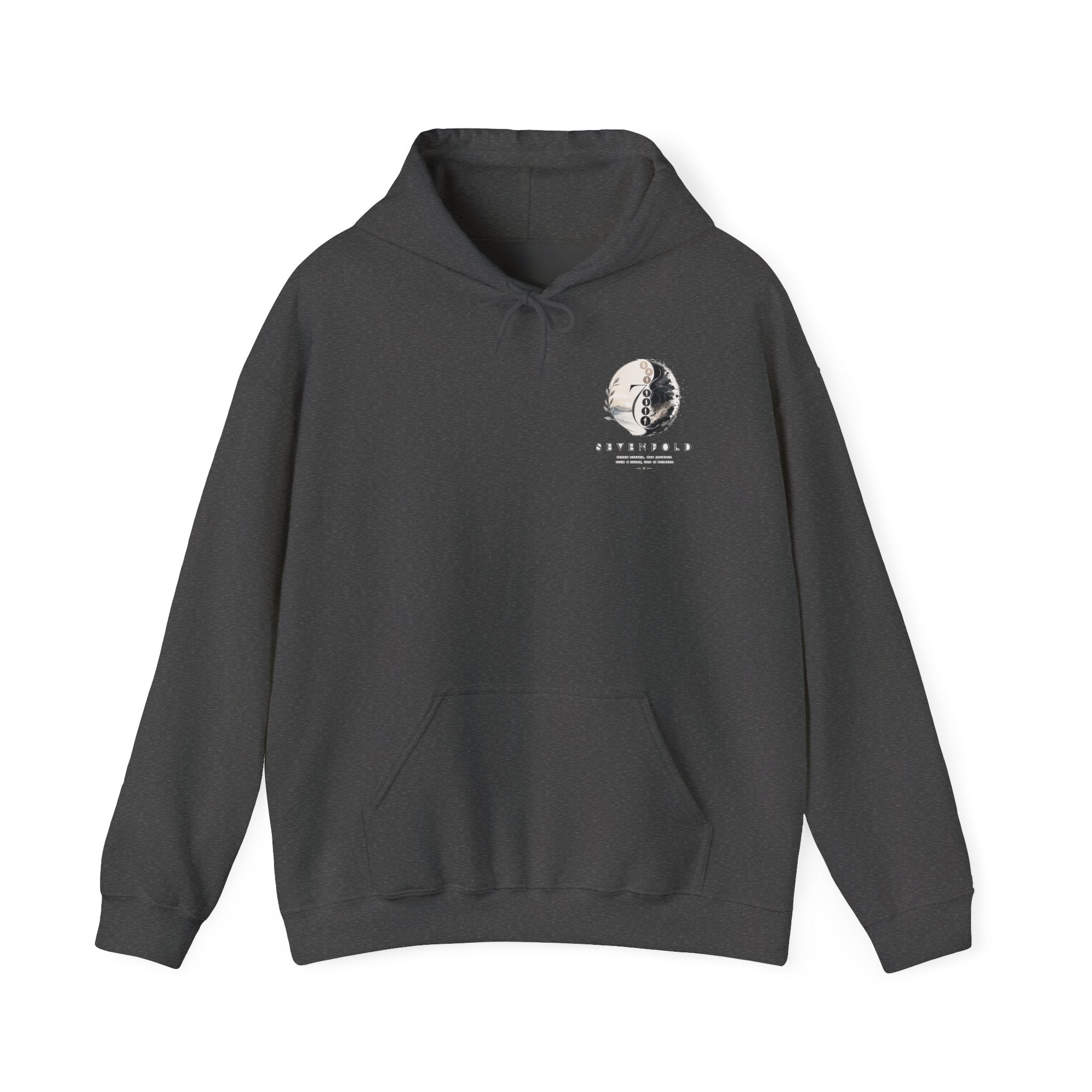 Hoodie - Vintage Moon & 'Stay Wild' Minimal Graphic
