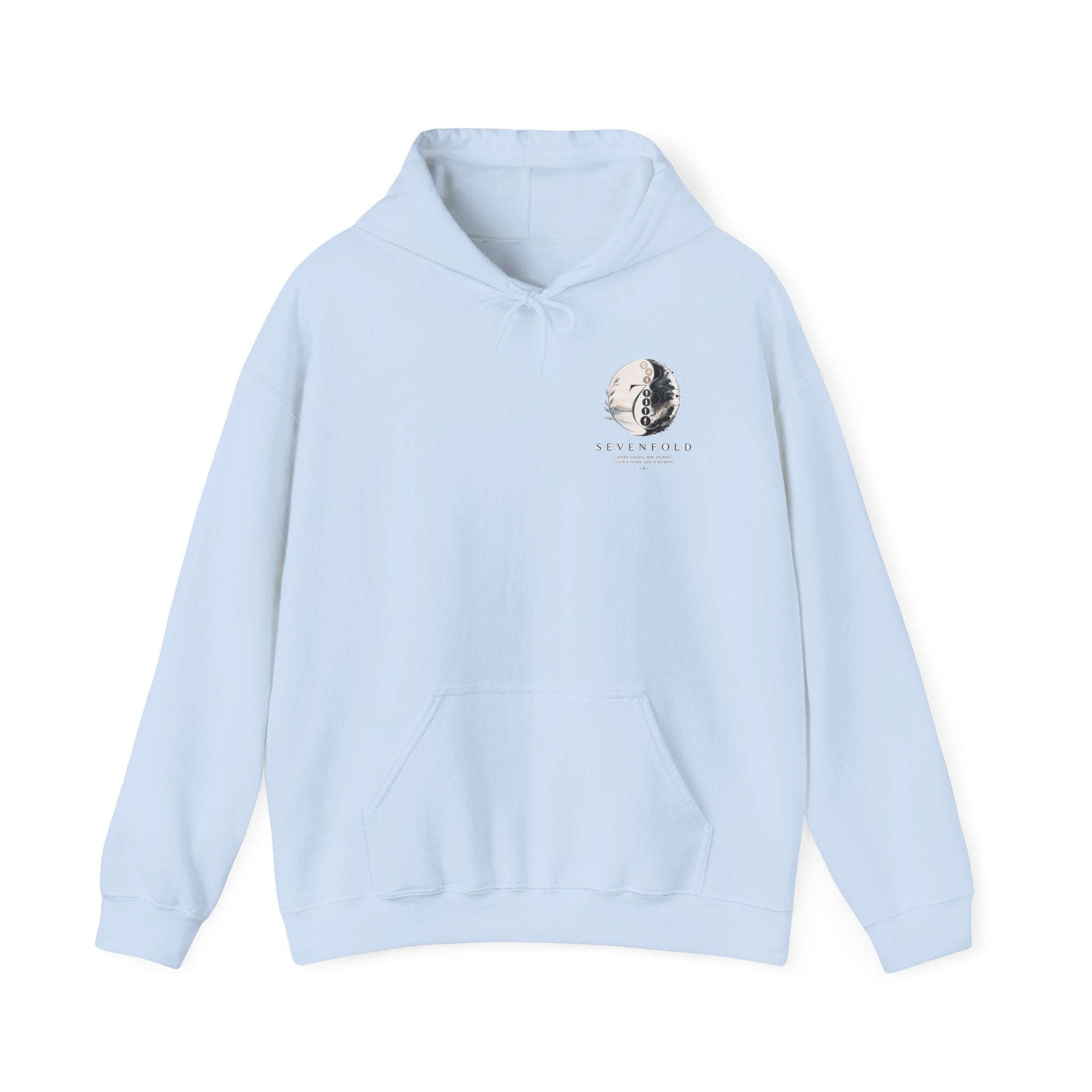 Hoodie - Vintage Moon & 'Stay Wild' Minimal Graphic