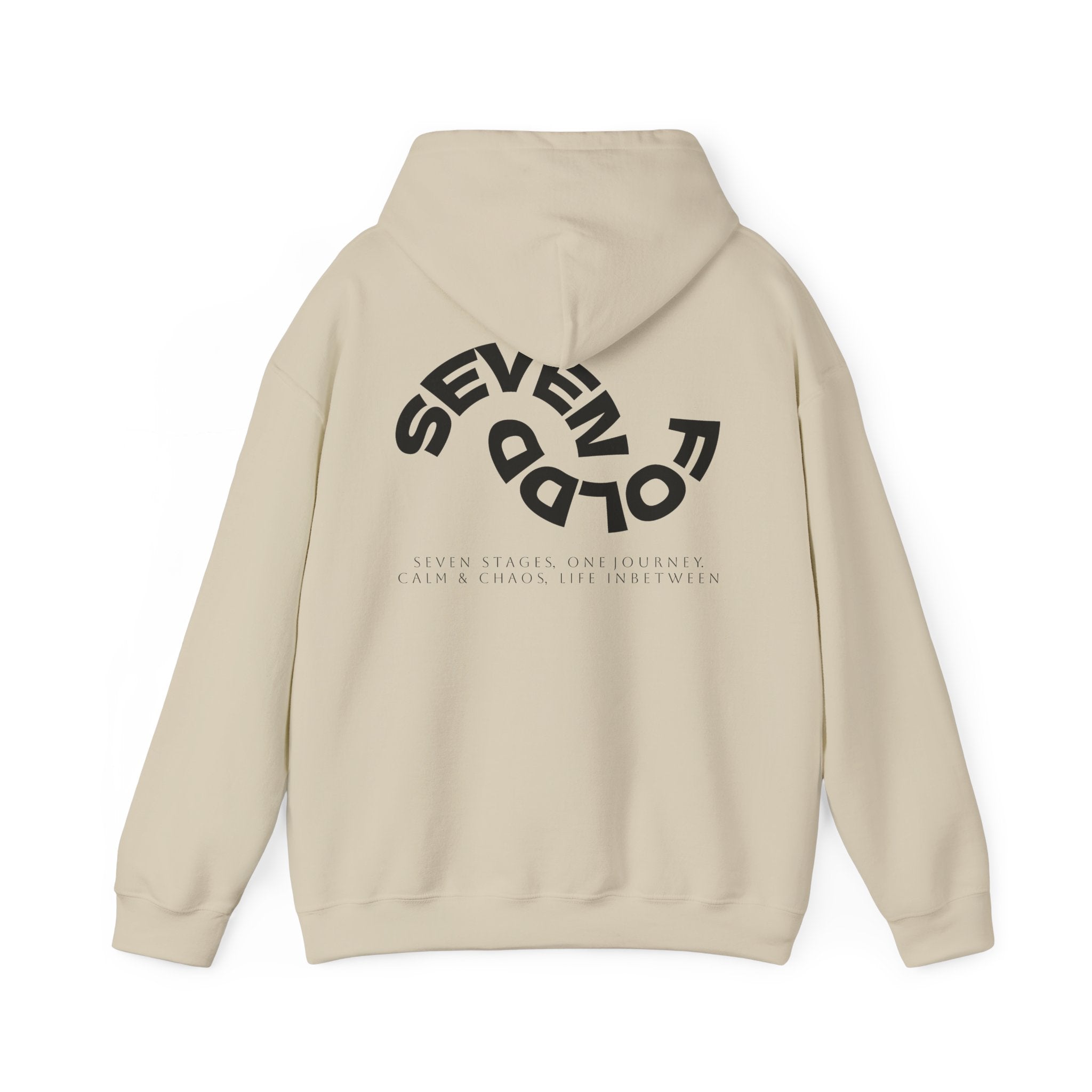 Hoodie - Vintage Moon & 'Stay Wild' Minimal Graphic