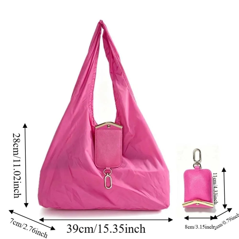Foldable Keychain-Tote Bag Purse