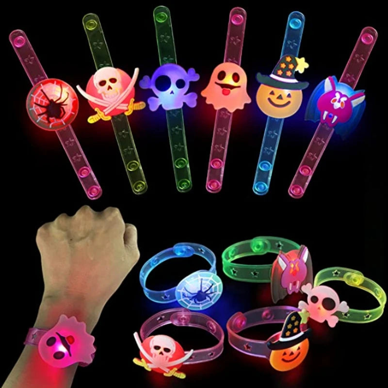 Glowing Halloween Safety Wristbands