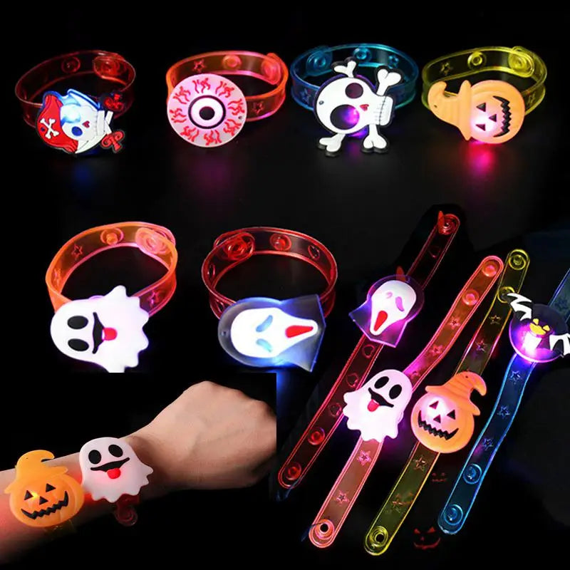 Glowing Halloween Safety Wristbands